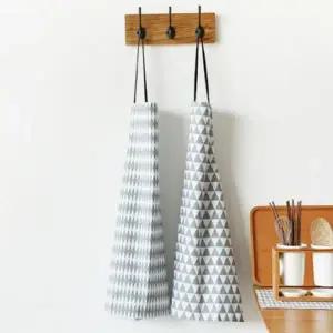 [하프클럽/]패턴 앞치마 카페 어린이집 바리스타 주방 식당 예쁜