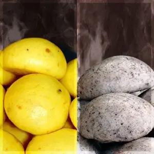 [안흥찐빵] 단호박쌀찐빵 30개 + 흑미쌀찐빵 30개