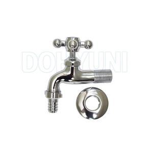 [풀바스]D808 십자 커플링 가로꼭지(분리형) 세탁꼭지 나사선이 긴 수도꼭지 / 국산