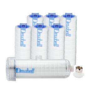 [듀벨]대용량 수도필터 샤워기용 수도애 알뜰형 + 알뜰형필터 6개세트