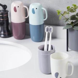칫솔케이스 칫솔통 양치통 양치컵세트 코끼리 여행용 어린이집
