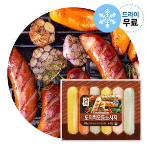 지케이푸드 오양 도이치 모듬소시지 390g 캠핑 안주용 바베큐 소시지 구이