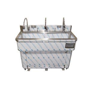 세면대 3인용 사각형 페달식 손세정대 SW-303 / 신우