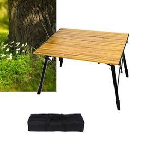 [제이큐]캠핑 롤 테이블 접이식 차박 알루미늄 경량 탁자 M