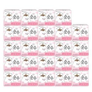 좋은느낌 유한킴벌리 순수 울트라 날개 중형 18p 24팩 -