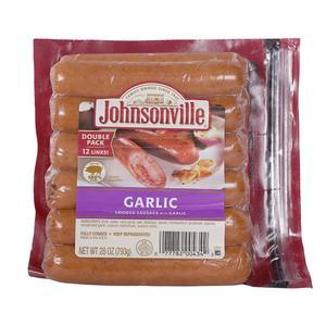 수입식자재 그로서리 마늘향 가득 존슨빌 냉장 갈릭소시지 793g