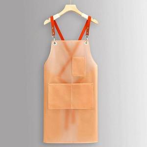 [JHQRSN05_4B]방수 앞치마 여름앞치마 오렌지