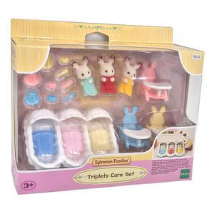 실바니안 초콜릿토끼 세쌍둥이 돌보기세트 5532 패밀리 정품