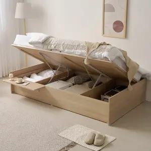 파로마 플루어 리프트업 수납침대 Q 프레임 네추럴