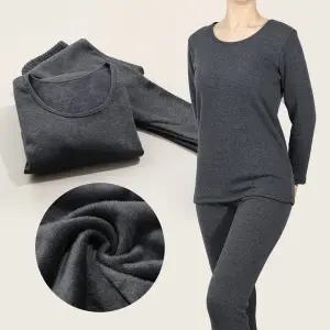 여성 양모 융 내복 동내의 발열 방한 빅사이즈