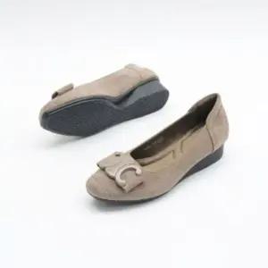 클래식 로고 여성 로우힐펌프스 기모 겨울 여자구두