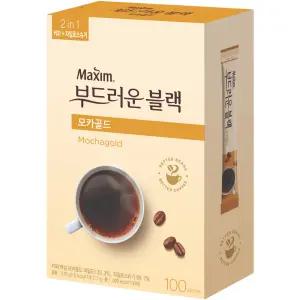 동서식품 맥심 부드러운 블랙믹스 모카골드 100T