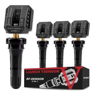 LAUNCH X431 TSENSOR-05 범용 TPMS 센서 315MHz/433MHz 이중 주파수 조정 가능한 각도 고무 밸브 타이어 압