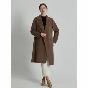 [하프클럽/르오트]품격있는 울 알파카 더블버튼 핸드메이드 롱코트