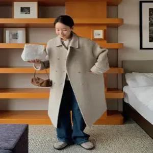 handmade. 오트라떼 더블 롱 핸드메이드 코트