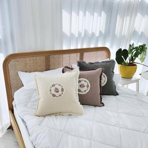 클로드 레이스 쿠션커버 겸 방석커버 거실소파쿠션 (3colors)