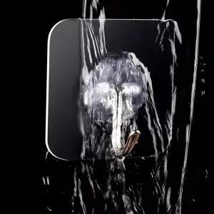 투명매직후크 접착 고리 접착식 후크 무타공액자걸이 부착 욕실 벽 옷 걸이