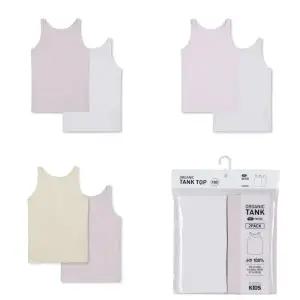 [탑텐키즈](김해점)24년 SS (여아) 오가닉 탱크탑 세트 (2매입) MKE5UL2001