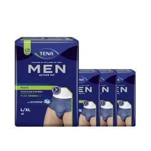 테나 맨 언더웨어 플러스 대형 8매 4팩 팬티형 남성전용 성인기저귀