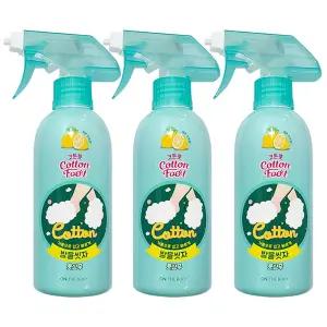 온더바디 발을 씻자 프레쉬 레몬 민트 코튼 풋샴푸 발샴푸 385ml 3개