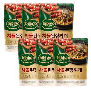 [CJ제일제당] 비비고 차돌 된장찌개 460g 6개
