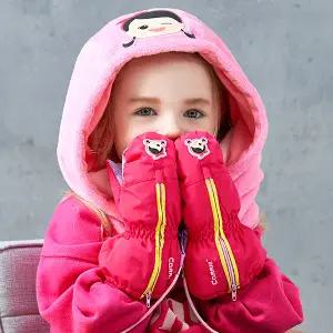 캐리앤프렌즈 캐리블리베리스키장갑 방수 키즈 여아 장갑 패딩 스키 초등학생 어린이 방한 아동