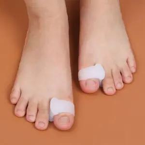 부드러운 실리콘 발가락 분리 커버 발보호 쿠션 패드