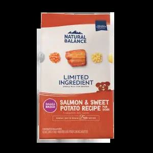 내추럴발란스 그레인프리 연어n고구마 레시피 강아지 사료 작은알 11.8kg