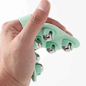 마사지 장갑 민트 지압 지압볼 손바닥 발바닥 (WFIKUD1)