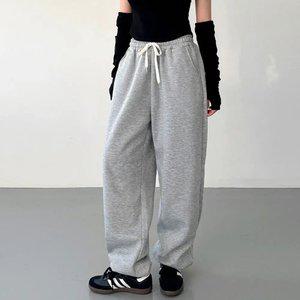 [국내생산/남녀공용] 기모 와이드조거 팬츠 3color 겨울 트레이닝 밴딩 바지 빅사이즈