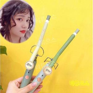 앞머리 미니 히피 펌 뿌리 볼륨 잔머리 고데기 인형 머리 티류으스