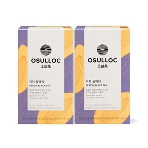 오설록 피치 블랙티 티백 20입, 2개
