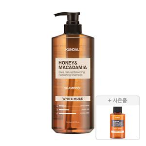 쿤달 네이처 샴푸, 화이트머스크, 1058ml, 1개 + 증정(바디워시, 화이트머스크, 100ml