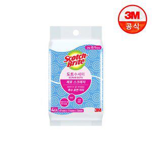 [3M] 제로스크래치 도트수세미 2+2입(4입)