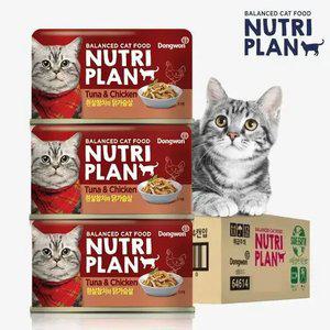 동원 뉴트리플랜 고양이캔 흰살참치 닭가슴살(160g) 24개