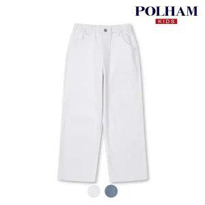 [폴햄키즈] 시그니처 공용 와이드핏 데님 팬츠_PKE1DP3036