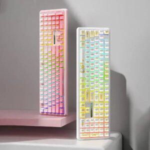 Aula 독거미 F108 유선 무선 기계식 키보드 풀키 풀배열 3모드 연결방식 4000mAh 핫스