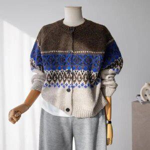 (안나앤모드) nuno 노르딕 울 가디건[가디건DNG28]