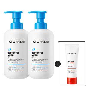 아토팜 탑투토워시 460ml 2개 GIFT)엠엘이로션60ml