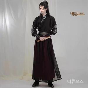 사극 코스튬 무사복 호위  옷 협객 검객 코스프레-의상세트 티류으스
