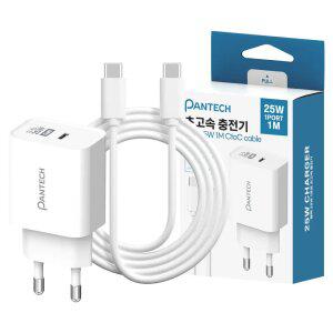 팬택 PD 3.0 PPS 25W 1P C타입 초고속충전기 CtoC케이블포함