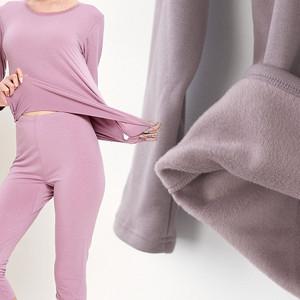 겨울 4단계 두꺼운 내복 융기모 내의 여성 방한 발열 바지 동내의 상,하의 밍크 털 기