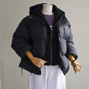 (안나앤모드) bagel 후드집업 웰론 패딩[패딩EAX94]