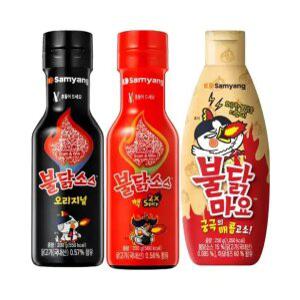 삼양 불닭소스 3종세트 (오리지널/핵불닭/불닭마요)