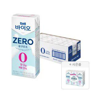 매일유업 바이오 제로 190ml, 24입, 1개+증정(제로 요구르트 190ml, 6입, 1개)