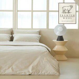 블레스 호주산100% 천연양모 80수 고밀도 면 무봉제 차렵이불/세트(SS)(Q)