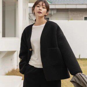 [엘리시아] 30% 12월 특가 포근 오픈 포켓 뽀글 덤블 JP