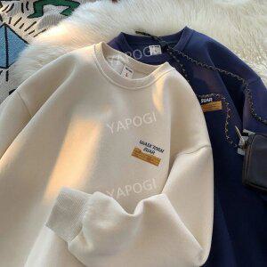 빈티지 긴팔티셔츠 남자 봄 가을 상의 루즈 이너 티셔츠 맨투맨 트렌드 카드 1+1+1 세