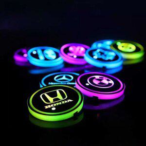 차량용 LED 컵 홀더 조명 받침대 무드등 전차종 분위기