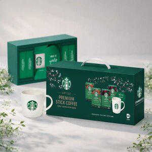 [무배+연말특별구성] 스타벅스 파우더커피 선물세트 (40T+머그) *쇼핑백증정*